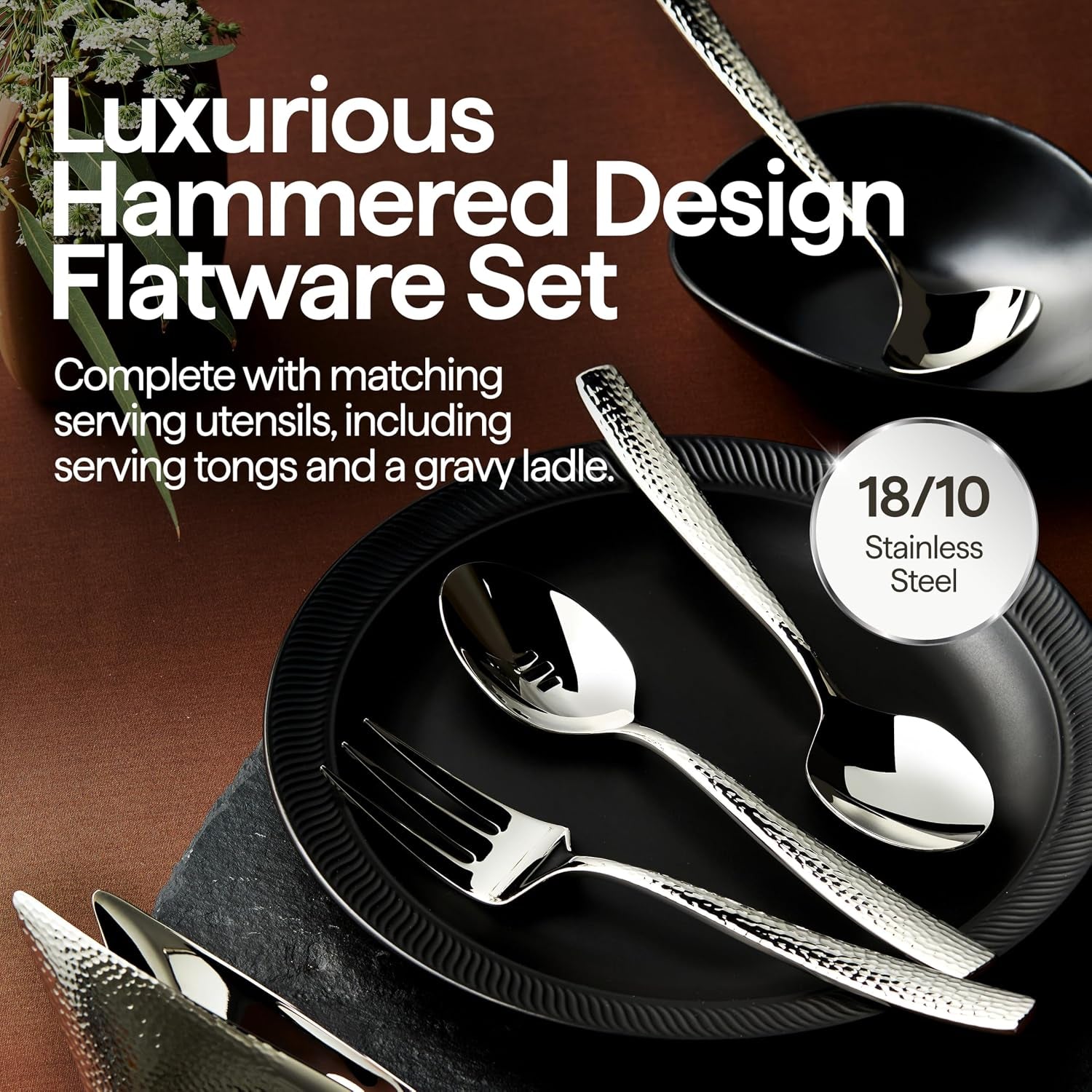 45-piece-hammered-18-10-forged-silverware-set-and-serving-utensils