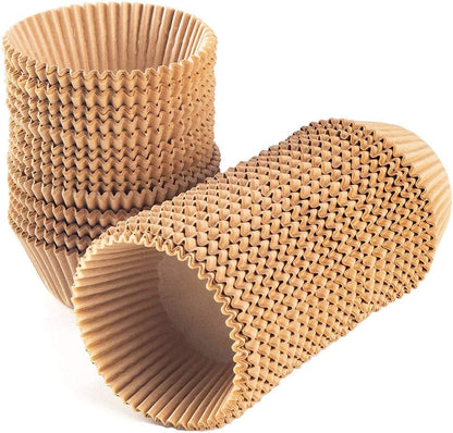 Standard Natural Cupcake Liners 500 Count, No Smell, Grease-Proof Paper Muffin Liners, Food-Grade Baking Cups for Cupcakes, Muffins, Nuts | Unbleached, No Smell, Greaseproof Natural Paper Cupcake Wrappers, Food-Grade Baking Cups Perfect for Cupcakes & Muffins8