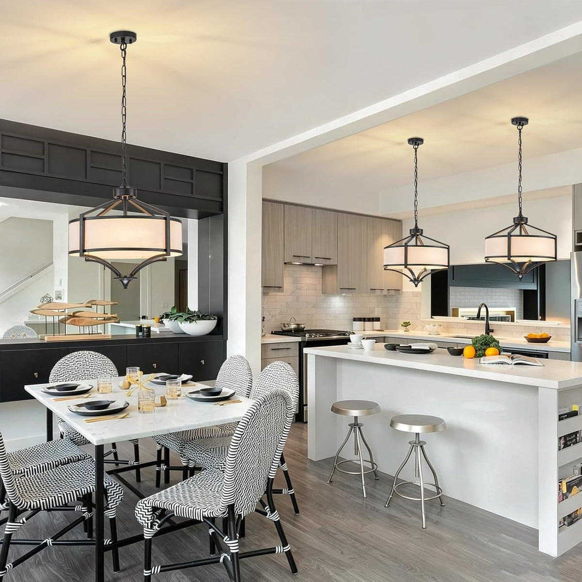 20-farmhouse-modern-chandeliers-for-dining-room-black-drum-chandelier-kitchen-island-light-fixtures-large-pendant-light-with-fabric-shade-for-living-room-bedroom