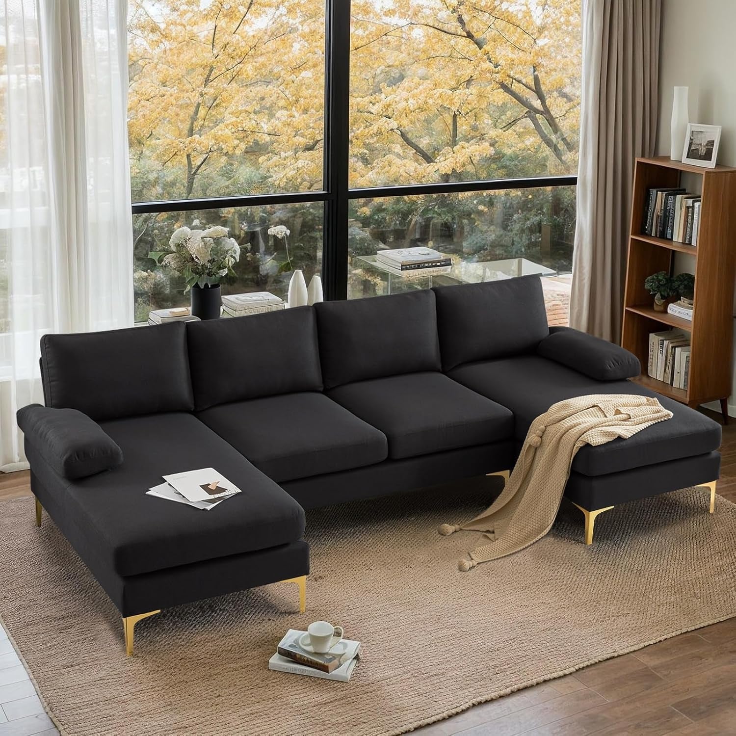 110-modern-sectional-couch-with-51-d-double-chaise-black-deep-seat-u-shaped-couch-with-removable-pillows-metal-legs-comfy-4-seat-sofas-for-living-room-linen-fabric