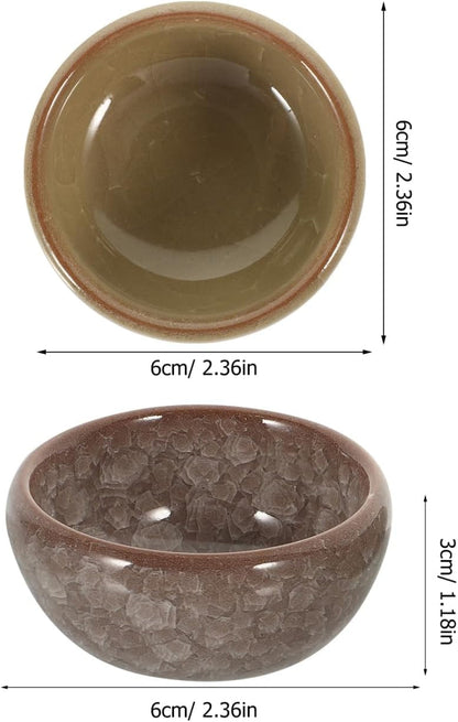 Essential Oil Bowl Set 6 Ceramic Mixing Bowls for Beauty Salon Spa Massage Oil Blending Facial Mask Mixing Smooth round Holder 2.36 X 2.36 X 1.18 In7