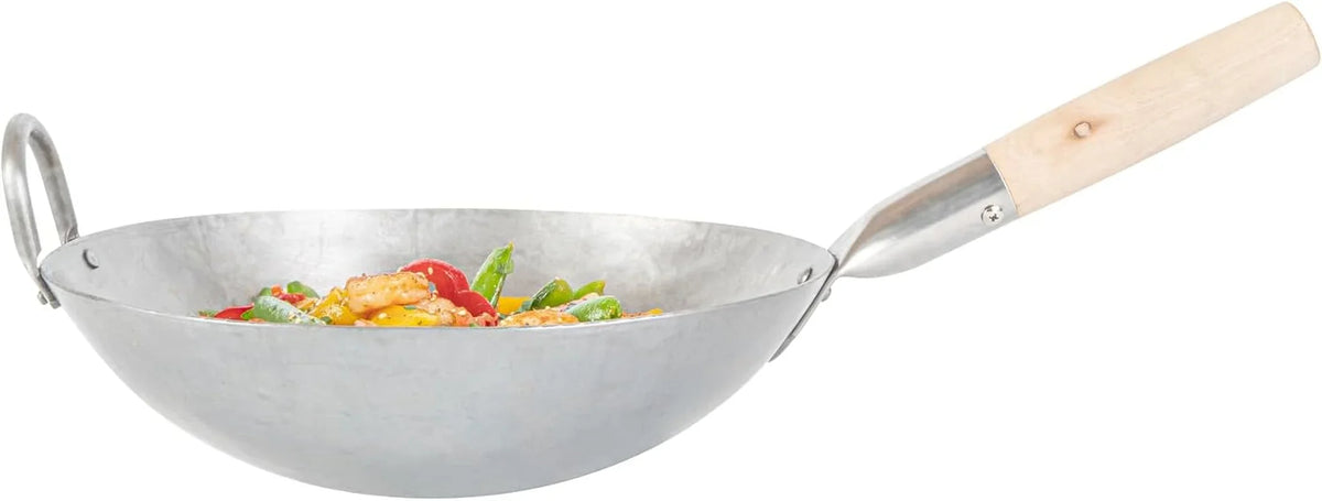 carbon-steel-wok-1-pack-of-12-inch-heavy-duty-stir-fry-pan-silver-hand-hammered-wok-efficient-maneuvering-steel-helper-handle-uniform-heat-distribution-asian-cooking