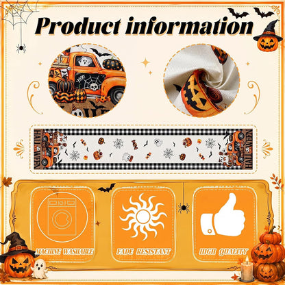 3 Pcs Holiday Table Runners Seasonal Table Decor, 13X72 Inch4