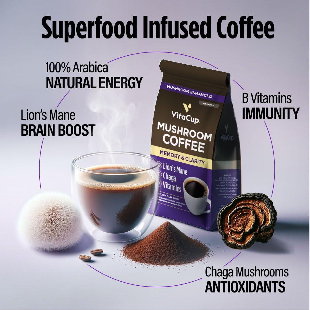 mushroom-coffee-grounds-with-lions-mane-chaga-b-vitamins-d3-boost-focus-immunity-memory-clarity-medium-dark-roast-bold-smooth-100-arabica-specialty-10-oz