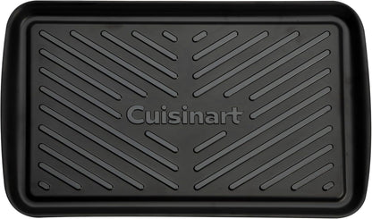 Grilling Prep and Serving Tray, Dishwasher-Safe, 2-Pc Nesting Set | 17-In X 10.5-In Food Tray Set for Prepping and Serving, Shatter-Resistant Melamine Design Fits 6 Burgers, CPK-2009