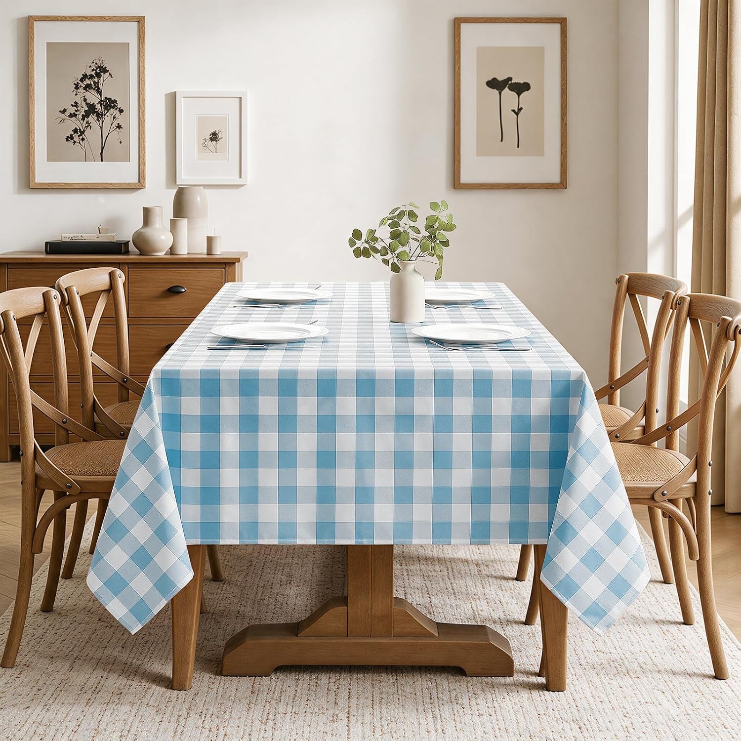 checkered-tablecloth-rectangle-waterproof-gingham-table-cloth-washable-buffalo-plaid-table-cover-wrinkle-free-for-kitchen-dining-and-outdoor-picnic-52-x-70-inch-light-blue-and-white