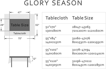 Modern and Minimalist Tablecloth Linen Fabric Decorative 55X120 Rectangle Printed Pattern Geometry Design Non-Fade Washable Stylish Table Cover for Kitchen Dining Tabletop7