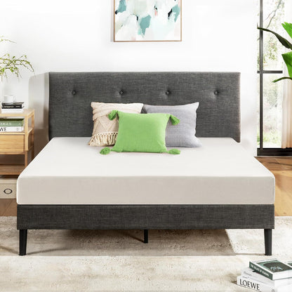 Full Mattress 6 Inch Bed-In-A-Box, Green Tea Memory Foam White3
