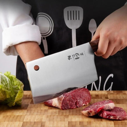 Meat Cleaver, Kitchen Knife for Home Ultra-Sharp Stainless Steel Chef'S Knives for Slicing, and Chopping Vegetables5
