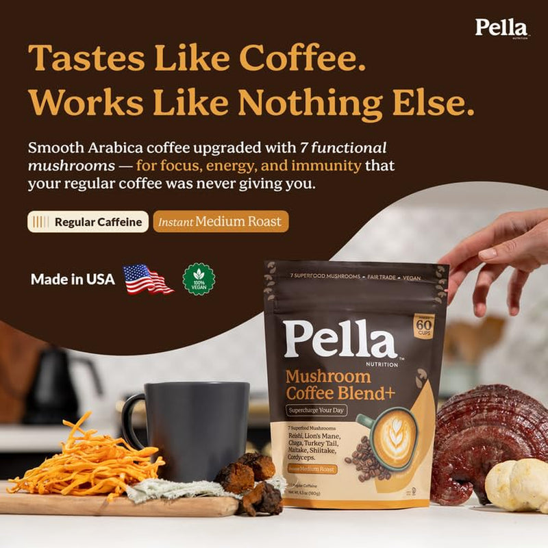 instant-mushroom-coffee-powder-regular-caffeine-60-cups-7-mushrooms-lions-mane-turkey-tail-more-with-arabica-coffee-80-100-mg-caffeine-medium-roast-6-calories-vegan-0g-sugar