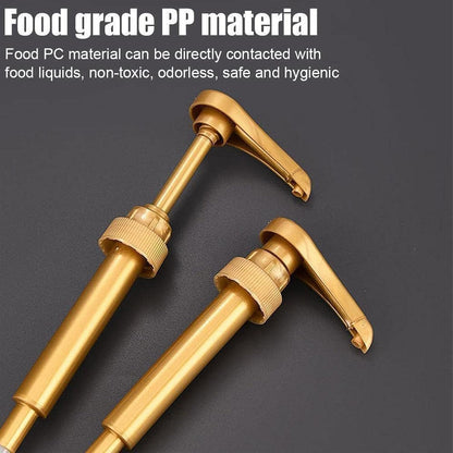 Syrup Pump Compatible with Torani, Davinci and Skinny (Set of 2) - Fits Bottles (25.4 Oz-750Ml) (Gold)7