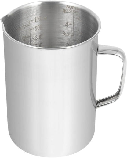 Large Stainless Steel Measuring Cup, 34Oz / 1000Ml / 4 Cups1
