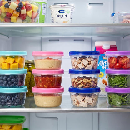 7 Oz Food Storage Containers, Multipurpose, Screw Lids (4 Pack)3