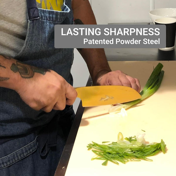 Edition 6.3-Inch Santoku Knife, Ultra-Sharp Professional Japanese Chef Knife, Advanced Powder Steel, Lightweight, Comfortable Ergonomic & Award-Winning Design, Premium Steel Kitchen Knife4