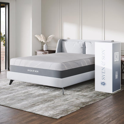 Sven & Son Hybrid Spring Mattress, Certipur-Us Certified Foam, Fiberglass-Free, Made in the USA, 14 Inch Medium Soft - Queen1