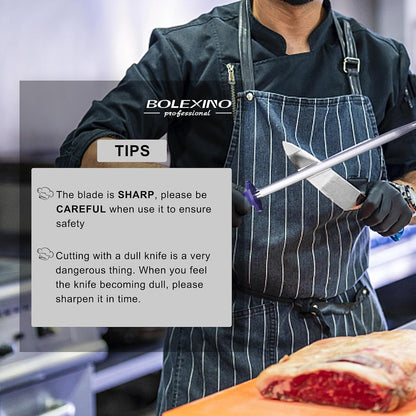 3 PCS Butcher Knife Set, Professional Meat Cutting Knives6