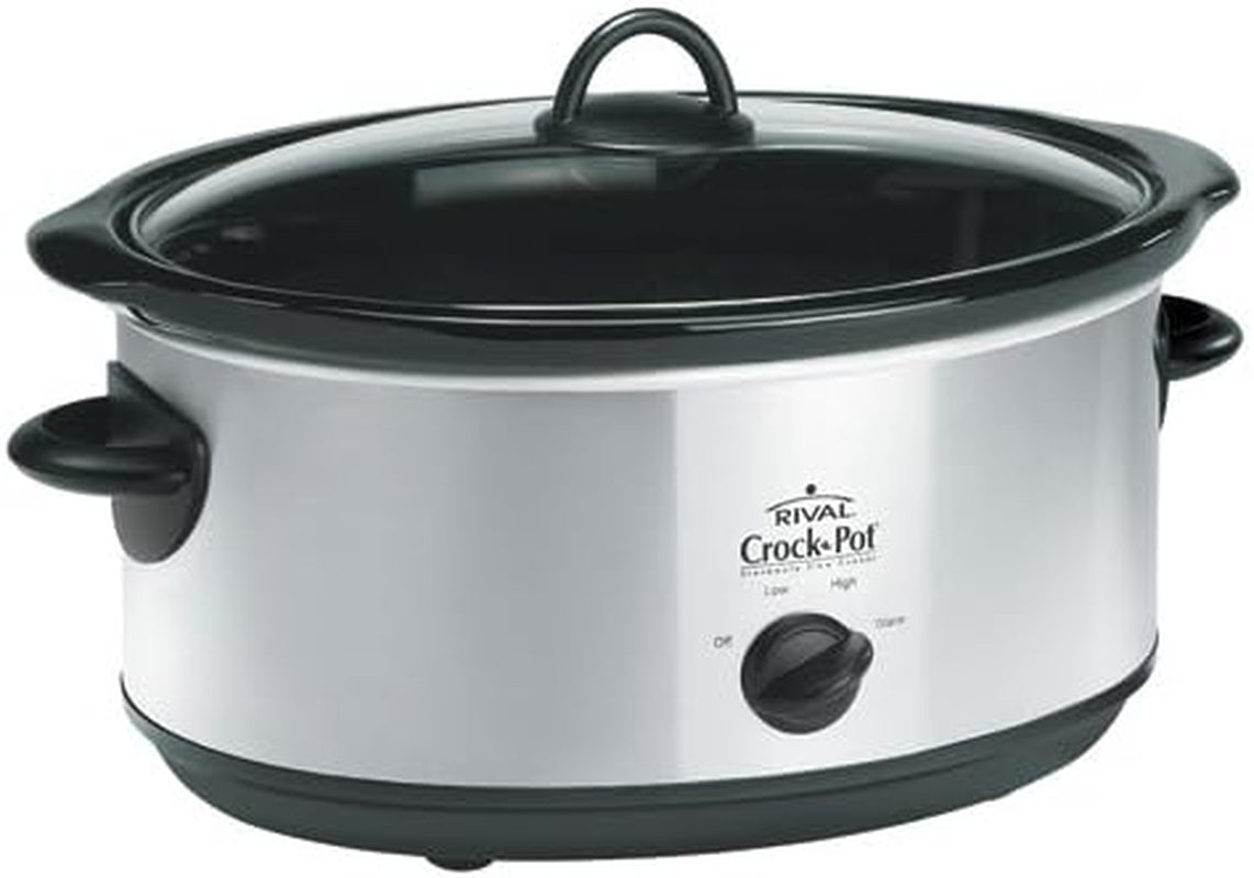 crock-pot-scv601-bs-6-quart-oval-shaped-manual-slow-cooker-with-cookbook-stainless-steel