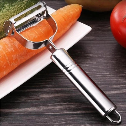Stainless Steel Multifunction Grater, Julienne Peeler and Slicer for Kitchen3