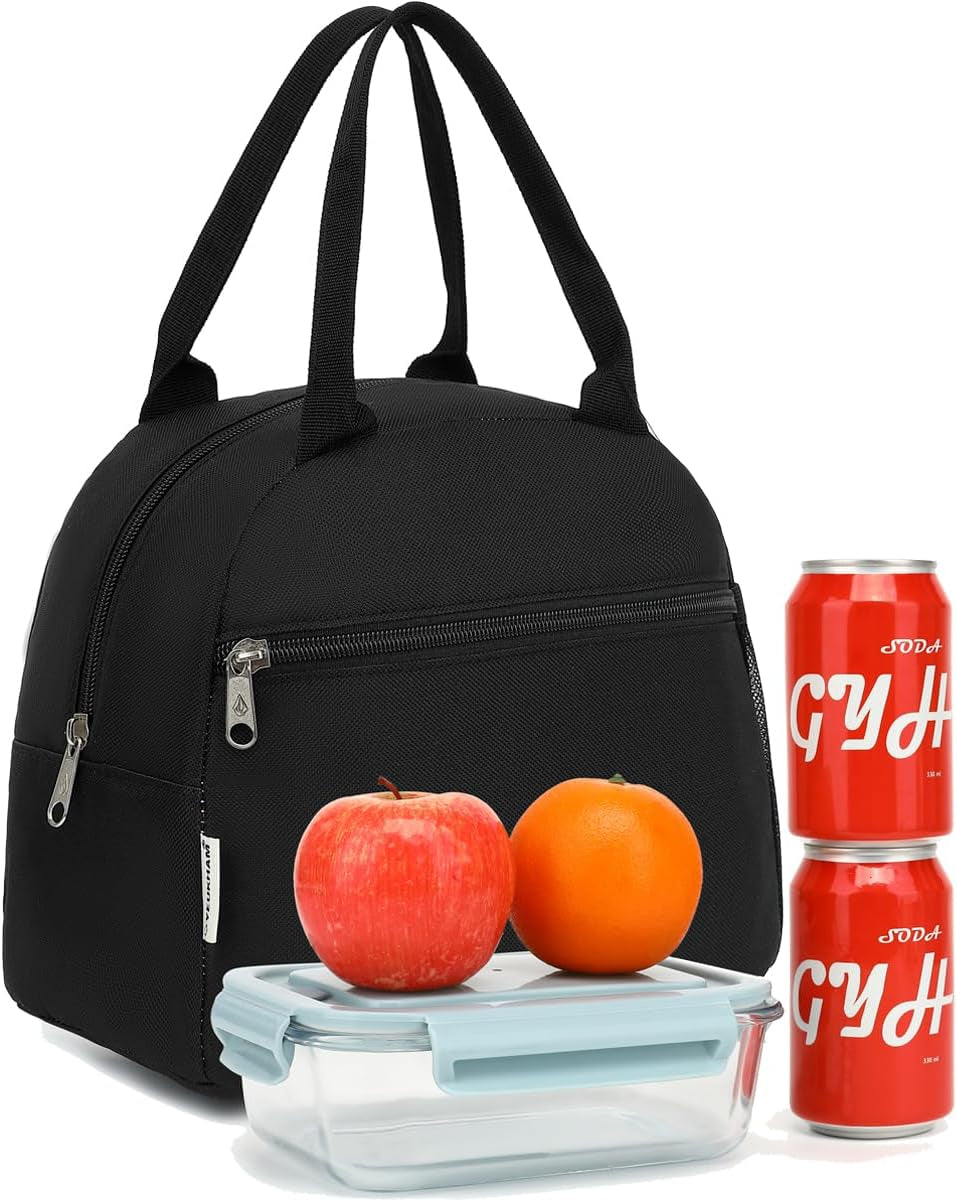 lunch-bag-women-lunch-box-for-adult-men-kids-girls-small-cute-lunchbox-tote-large-capacity-insulated-lunch-container-cooler-for-work-school-picnic-travel-black