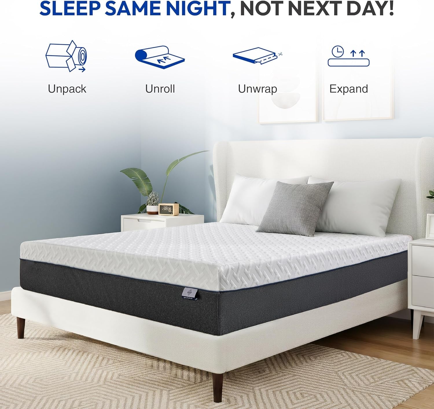 queen-size-memory-foam-mattress-12-inch-green-tea-gel-medium-plush