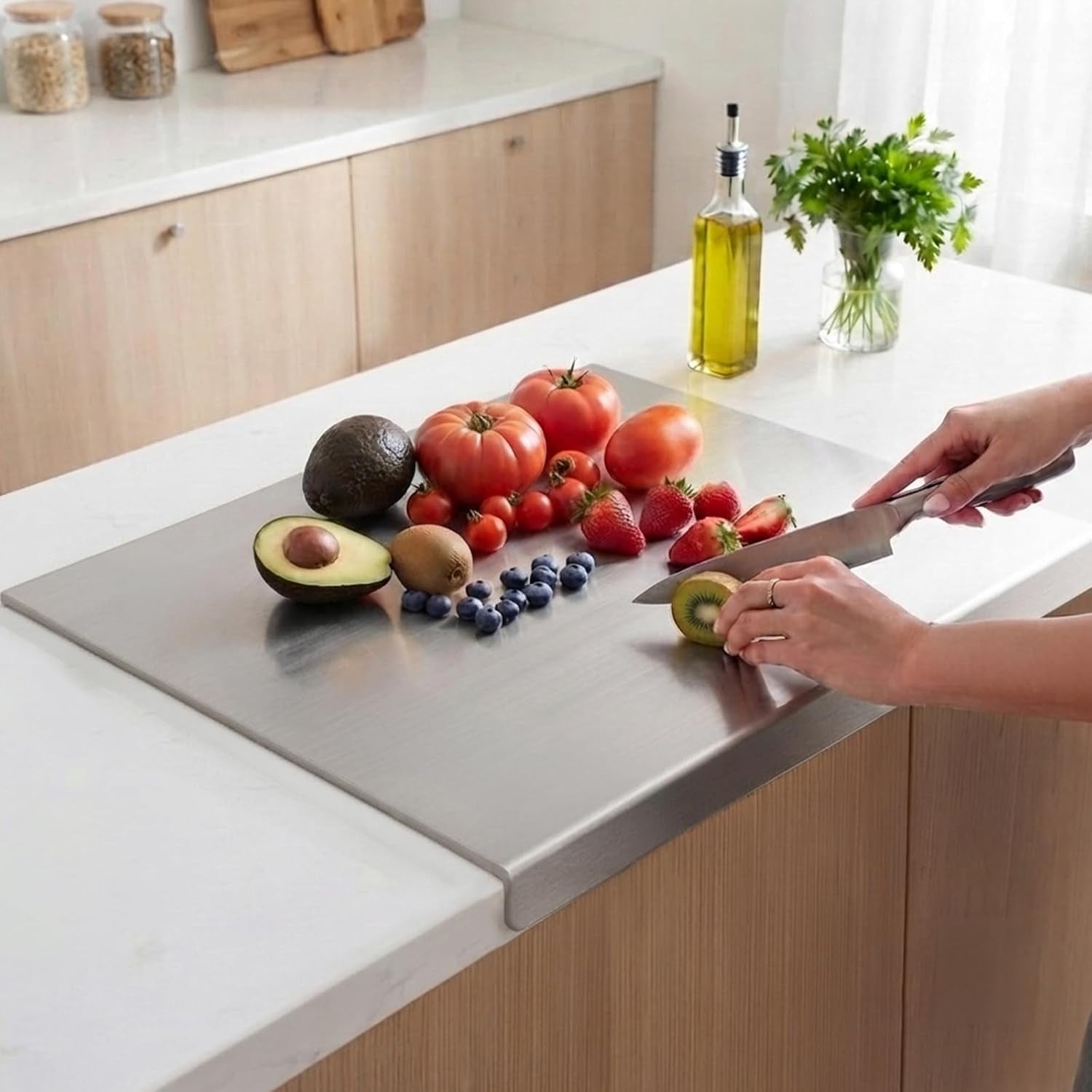 large-stainless-steel-cutting-board-with-counter-lip-food-grade-304-l-shaped-bread-board-for-kitchen-durable-easy-to-clean-15-7x11-8inch-suitable-for-meat-fruits-vegetables-bread-and-baking