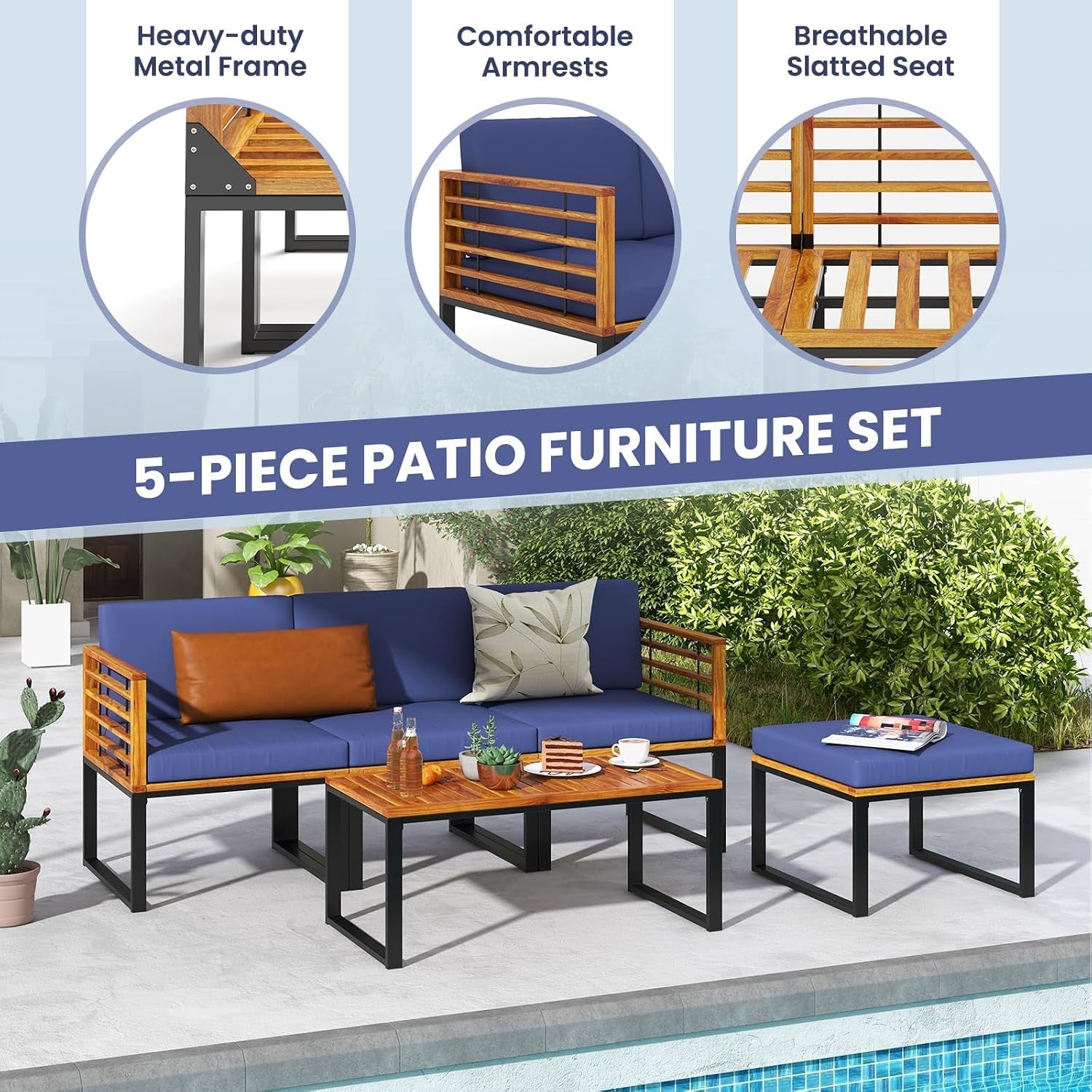 5-pieces-patio-conversation-set-acacia-wood-chair-set-with-ottoman-coffee-table-comfy-seat-back-cushions-outdoor-wood-furniture-set-for-backyard-poolside-garden
