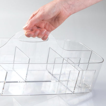 Plastic Cosmetic Organizer Tote, Clear5