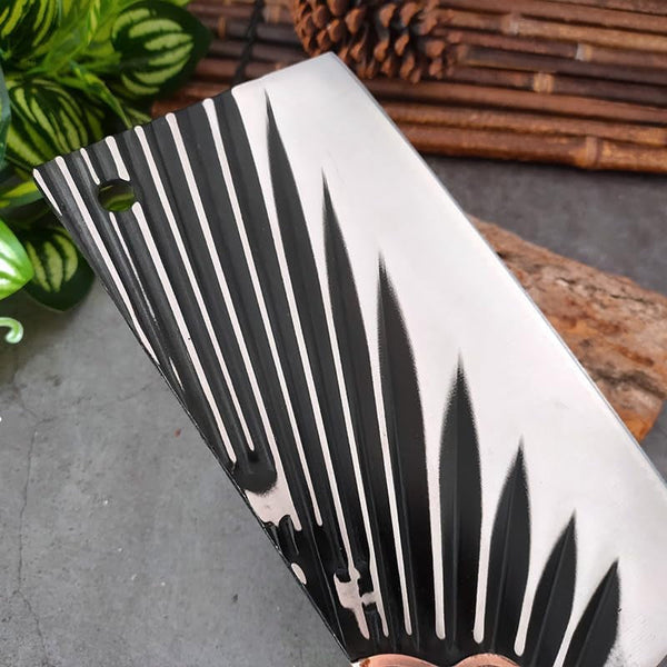 Meat Cleaver, 8 Inch Butcher Kitchen Knives High-Carbon Clad Steel Cutter Knife Chinese Traditional Handmade Forged Cleaver Knives4
