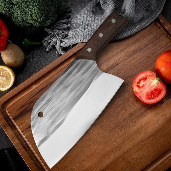 Meat Cleaver,Cleaver Knife, 8 Inch Forged Bone Chopping Knife Stainless Steel Meat Cleaver Sharp Knife for Chopping Bones Kitchen Slicing Knif Cooking Chef Knife4