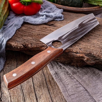 Cleaver Knife, Small Vegetable Knives Forging Sharp Cutting Slicing Knife Stainless Steel Household Meat3