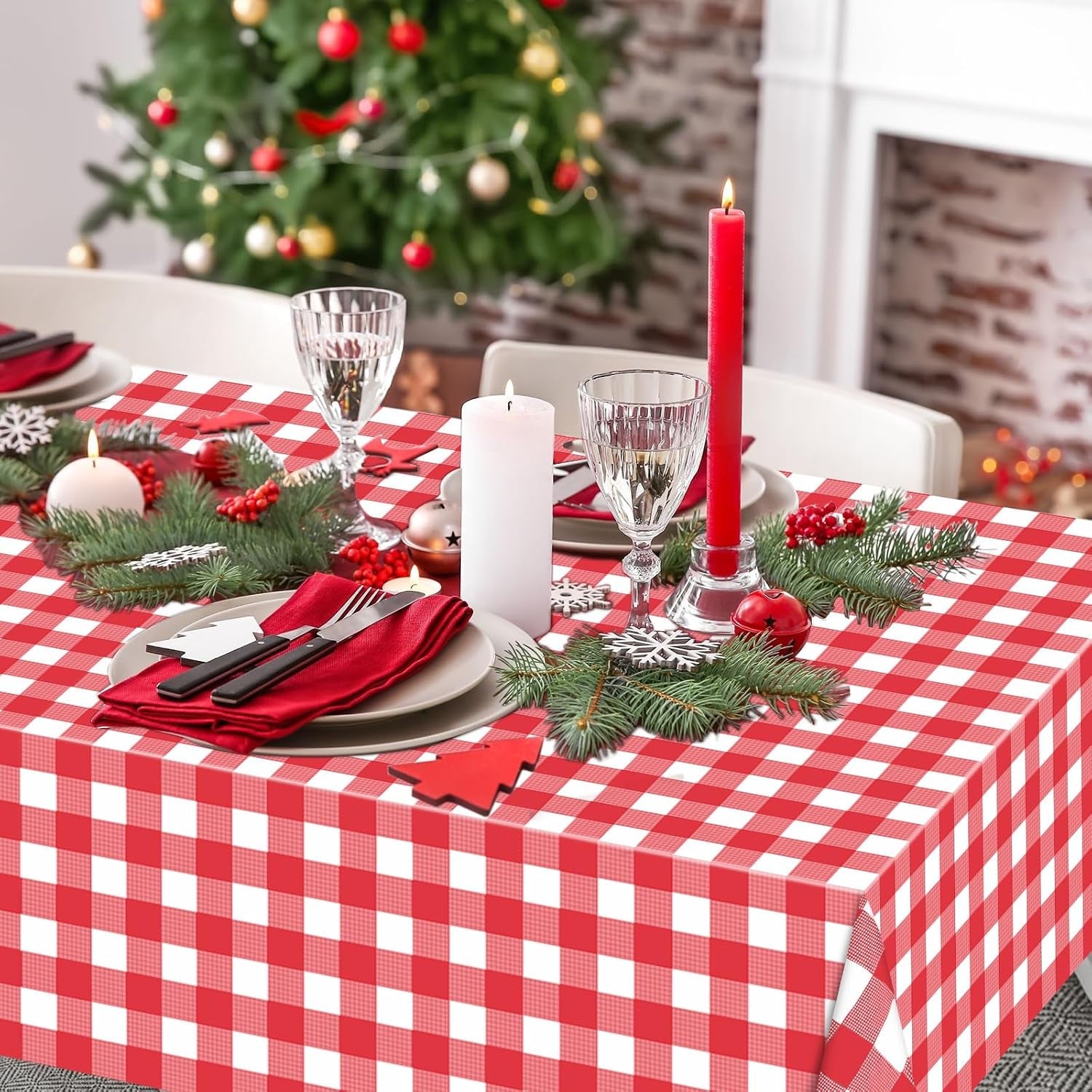 2-pack-red-gingham-tablecloth-rectangular-red-and-white-checkered-tablecloths-disposable-plastic-red-plaid-table-cover-for-parties-christmas-outdoor-picnic-birthday-wedding-camping-54-108