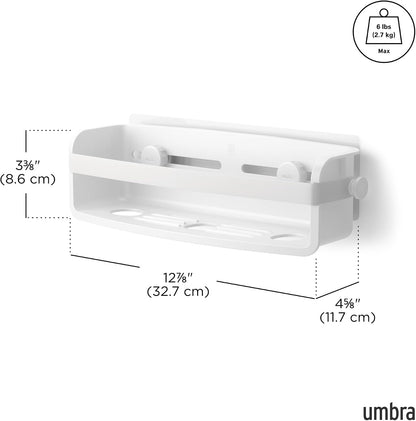 Flex Modern Bathrrom Caddy Bins, White3