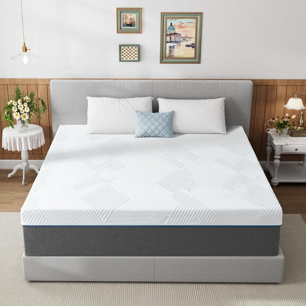 12 Inch Full Mattress, Memory Foam Mattress in a Box, Medium Firm Plush Top for Pressure Relief and Motion Isolation,Dark Gray3