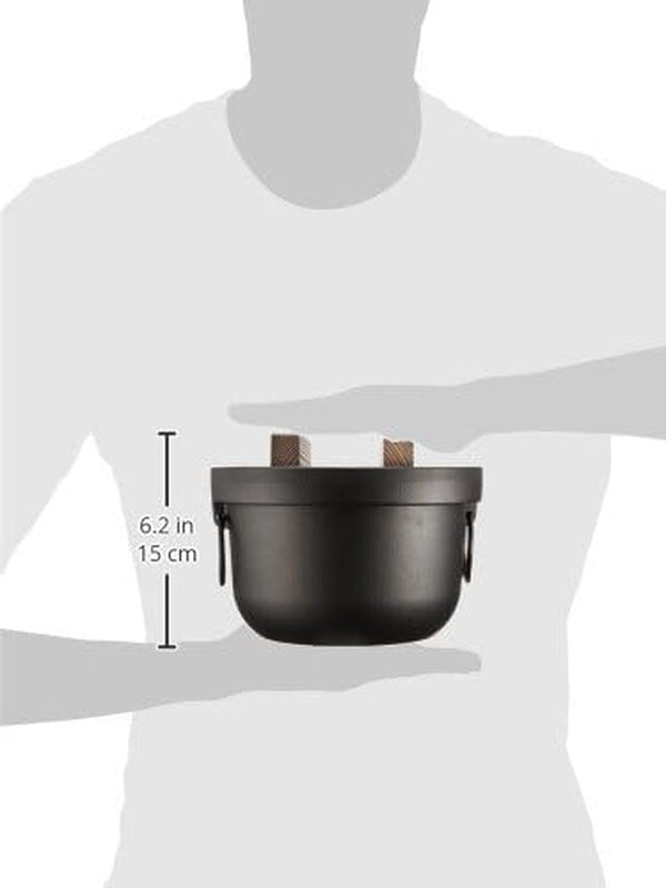 Ikenaga Ironwork 312714 Rice Pot, 3 Cups, Induction Compatible, Rice Cooking, Made in Japan, Black10