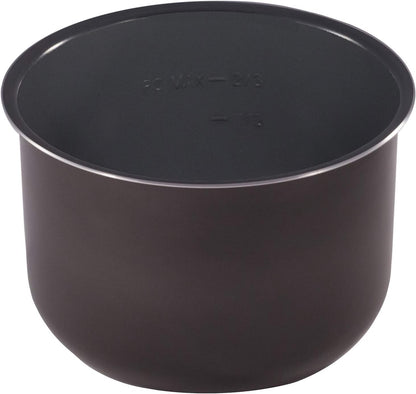 3-Qt Ceramic Non-Stick Inner Cooking Pot for Rice, Slow Cooking, Black1