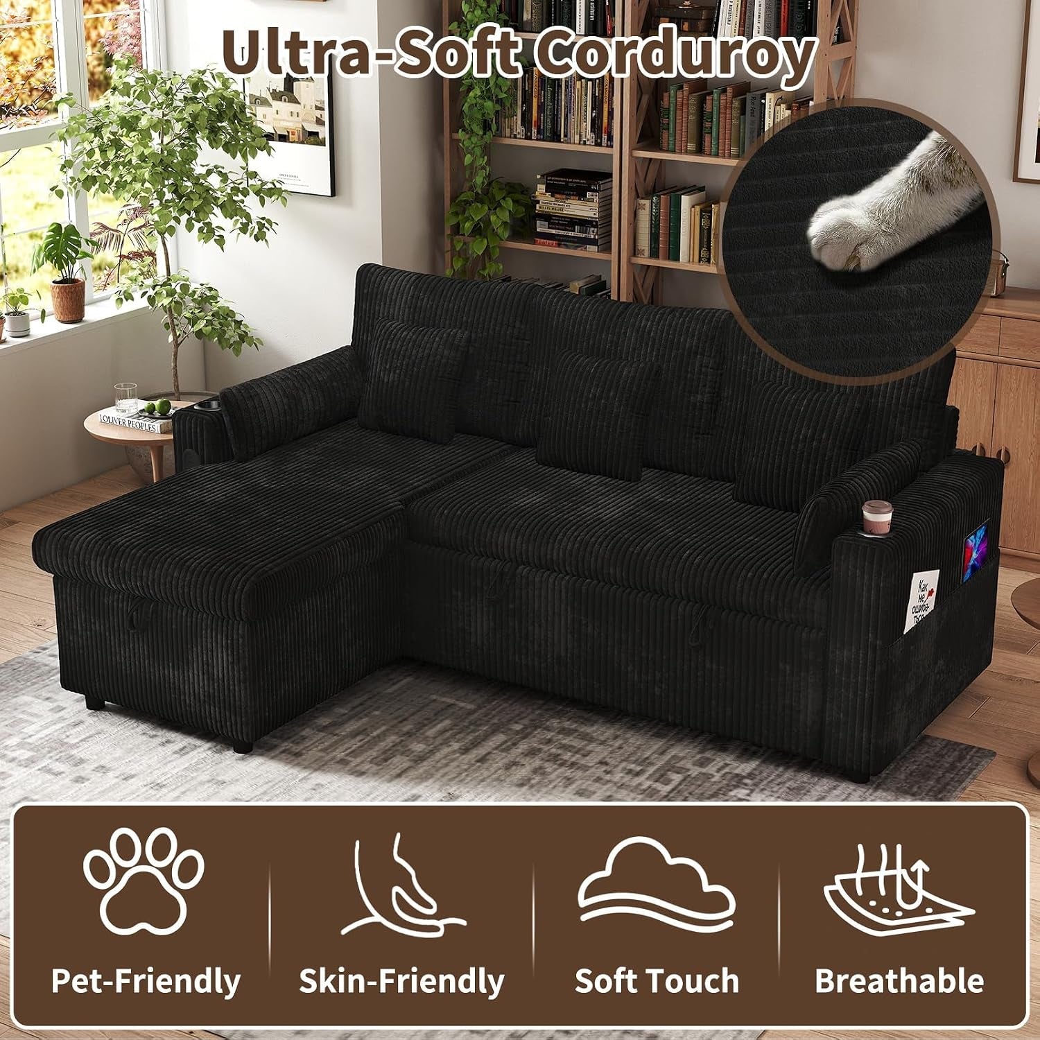 3-in-1-pull-out-couch-corduroy-l-shaped-couch-sleeper-sofa-bed-black