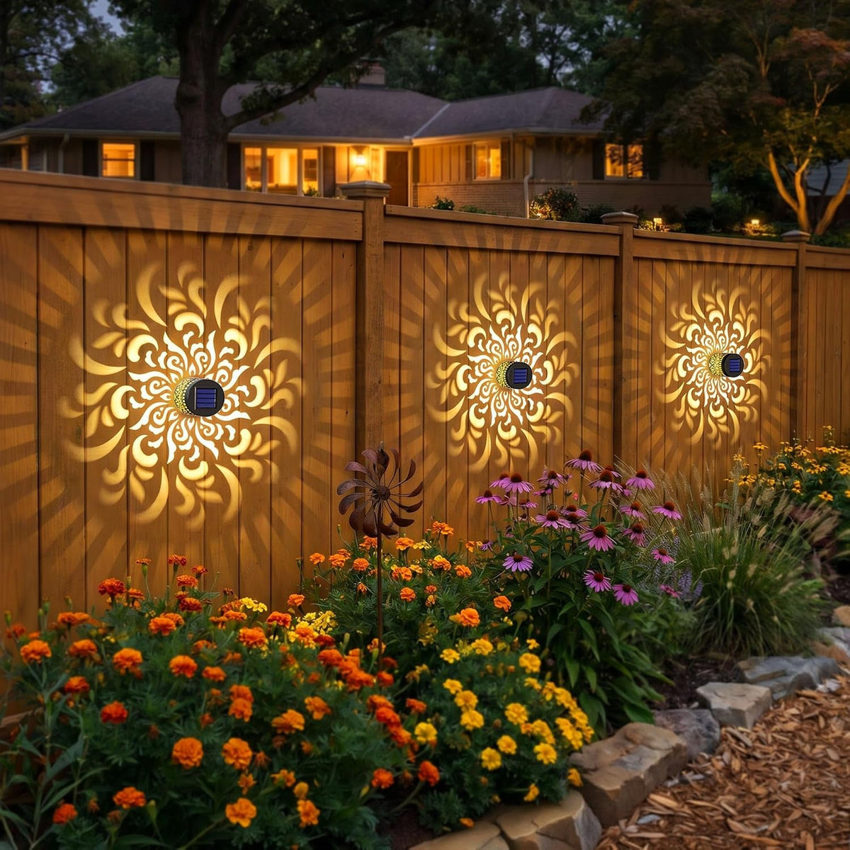 solar-fence-lights-2-pack-outdoor-deck-step-wall-lights-metal-waterproof-led-warm-yellow-light-for-garden-post-patio-backyard-yard-decor-mandala-5-2