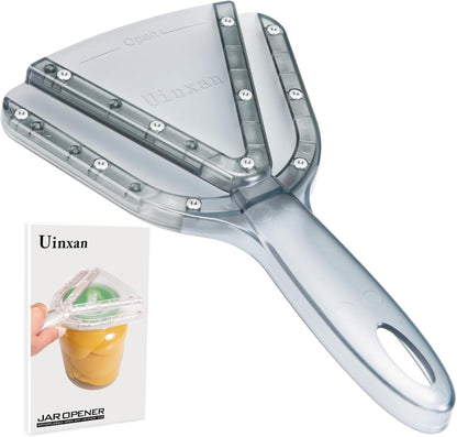 Patented Jar Opener, Ideal for Weak Hands & Seniors with Arthritis | Effortlessly Opens 0.2"-5.3" Stubborn Lids & Screw Bottle Caps, Handheld Manual, Durable 304 Stainless Steel (Blue)1