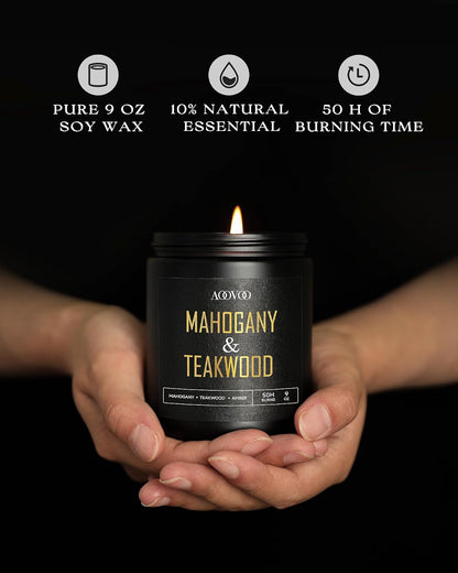 Scented Candles for Men - 4 Pack Candles for Home Scented3