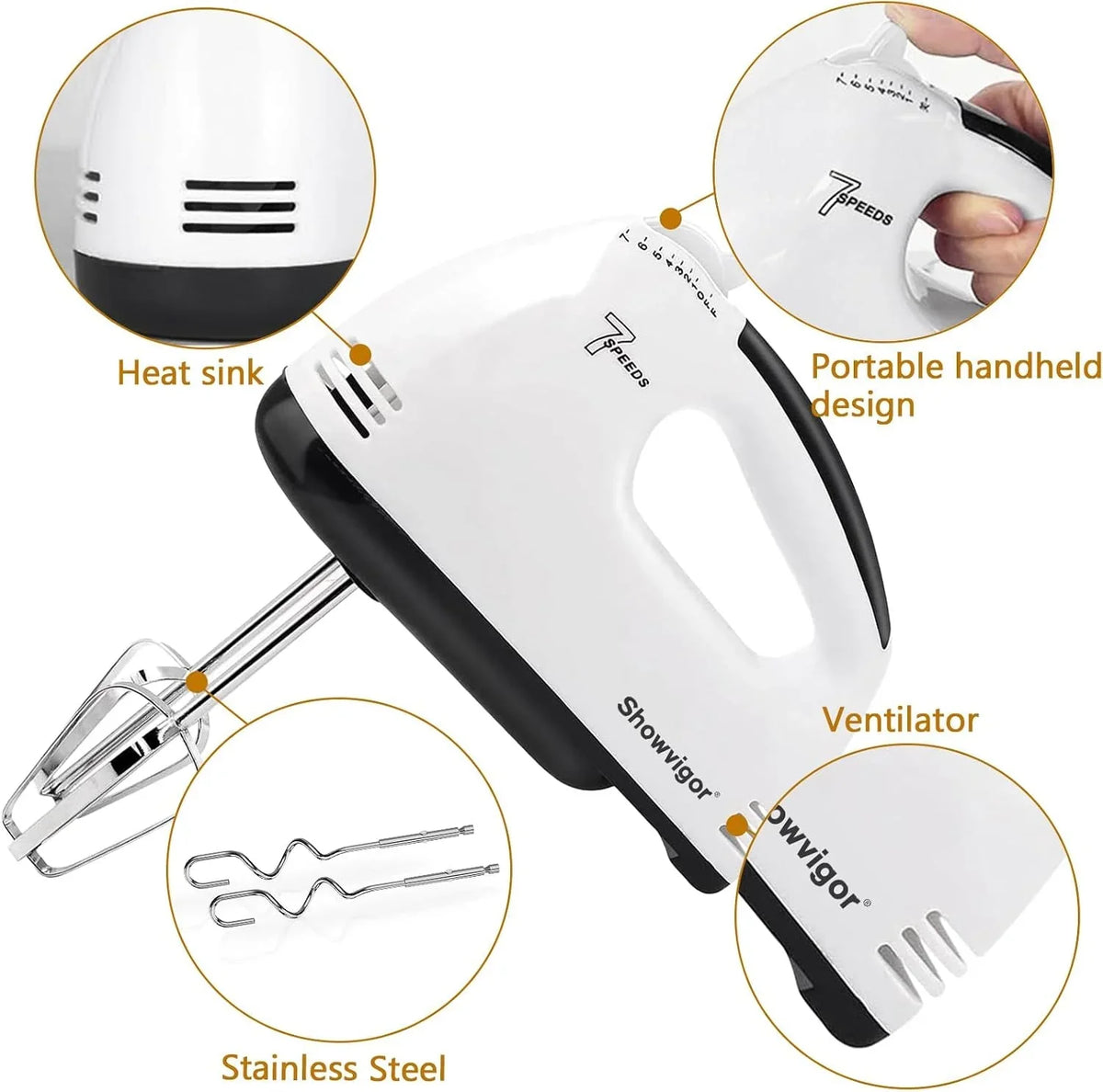 electric-hand-mixer-7-adjustable-speed-180w-handheld-mixer-electric-whisk-with-5-stainless-steel-accessories-turbo-boost-self-control-speed-eject-button-food-beater-for-cakes-eggs-off-white