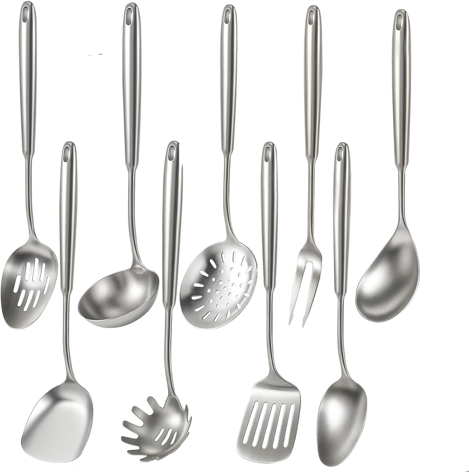 newness-9-pcs-cooking-utensils-set-304-stainless-steel-kitchen-utensils-set-metal-kitchen-accessories-include-soup-ladle-slotted-skimmer-spoon-spaghetti-spoon-and-spatula-dishwasher-safe