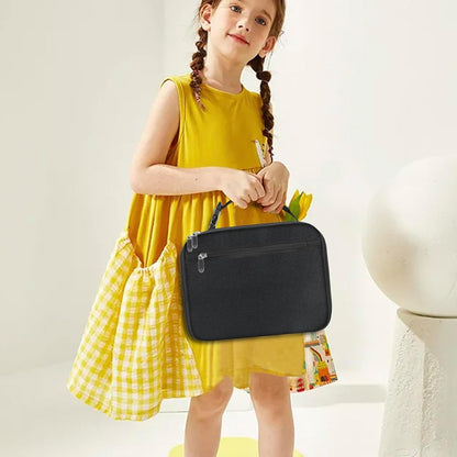 Kids Lunch Box for Boys Girls Lunch Bag Insulated Durable Lunchbox Children Lunch Tote Bag for School Black7