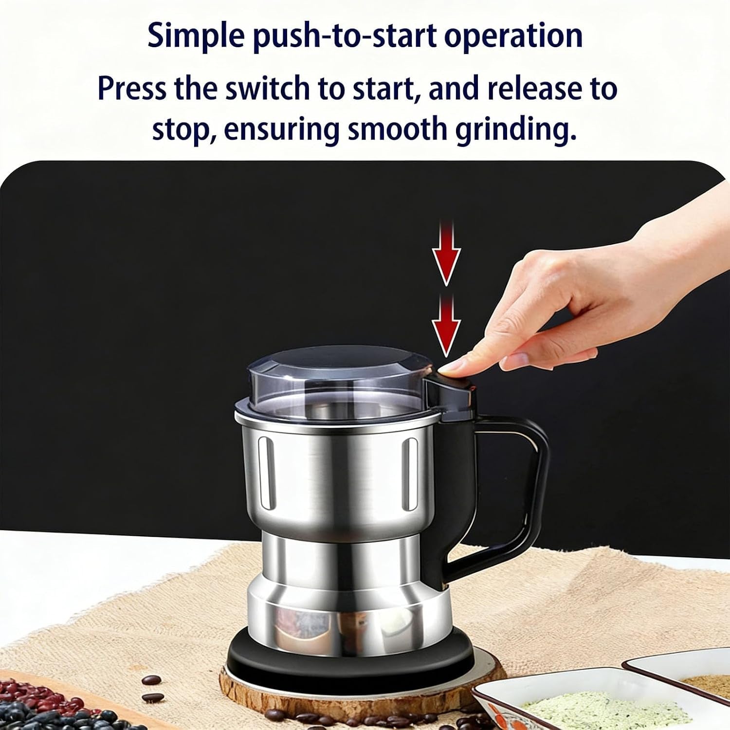 stainless-steel-electric-grinder-multi-functional-electric-grindecoffee-bean-spice-grinding-machine-powerful-household-food-processor-for-nuts-herbs-seeds-grains-daily-kitchen-prep-stainless-steel-electric-grinder