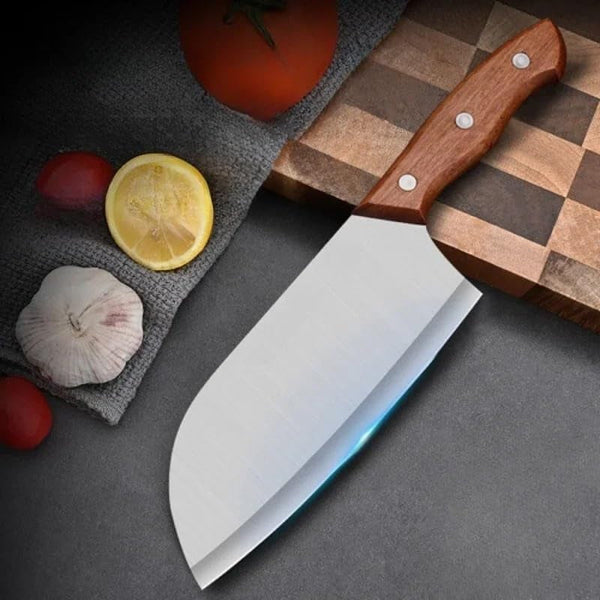Meat Cleaver, 6.8 Inch Stainless Steel Kitchen Knife Household Special Ultra-Sharp for Eating Meat Cutting for Roasting Sheep Vegetable Slicing Knives4