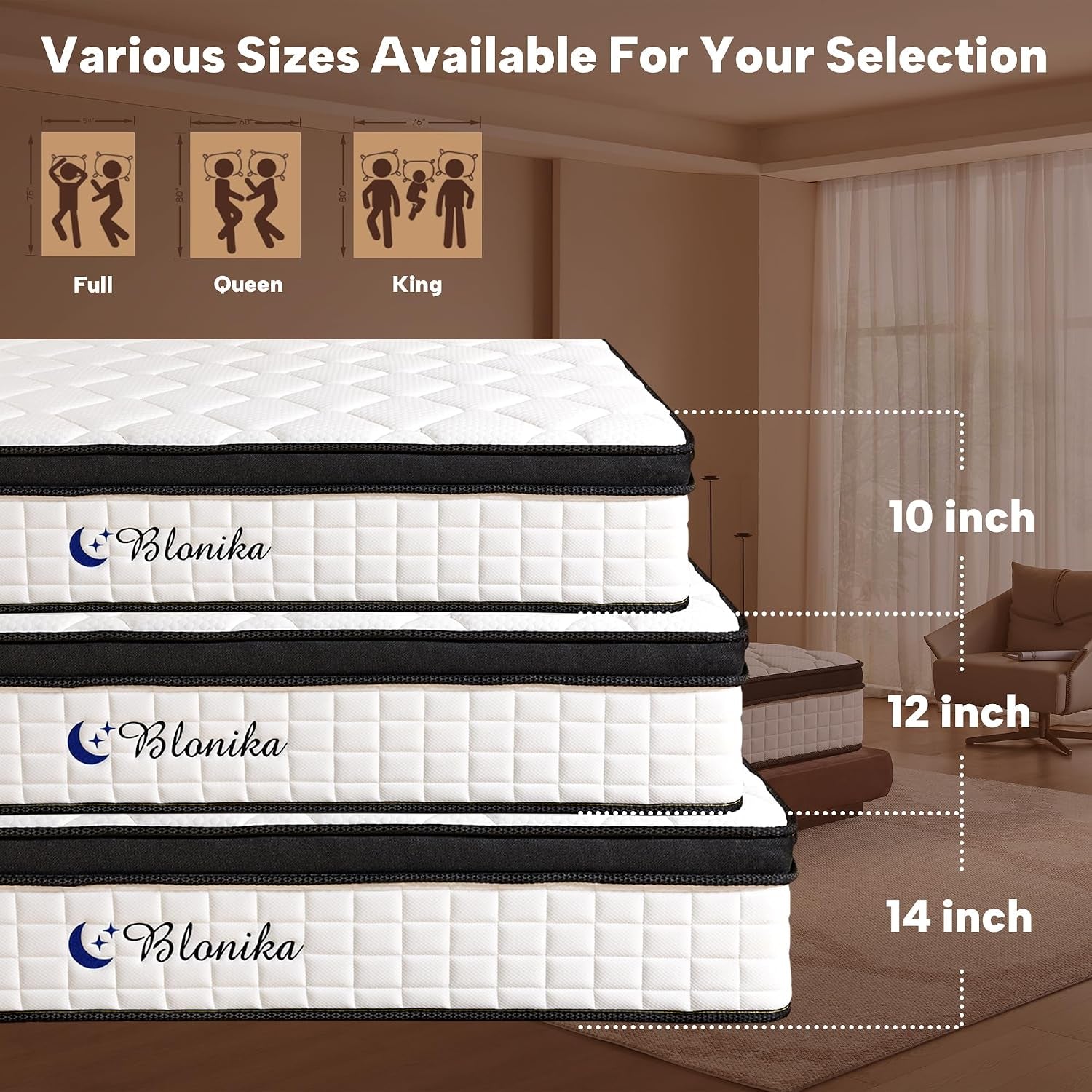 full-size-mattress-12-inch-memory-foam-with-individual-pocket-spring-medium-firm-in-a-box-for-pressure-relief-motion-isolation-strong-edge-support