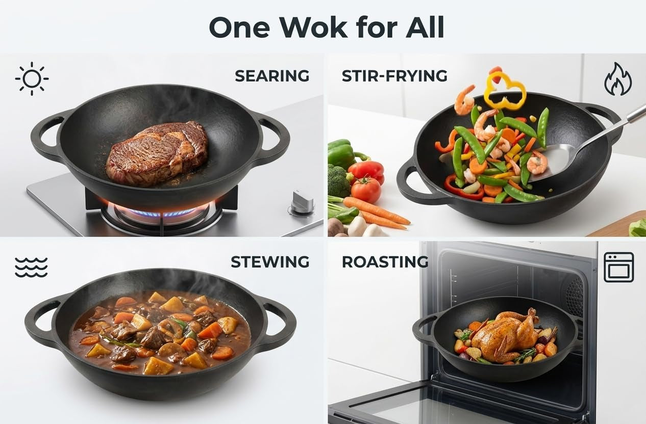 12-inch-pre-seasoned-cast-iron-skillet-wok-round-bottomed-frying-pan-with-assist-handles-tempered-glass-lid-cast-iron-scrubber-silicone-oven-mitts-for-home-baking