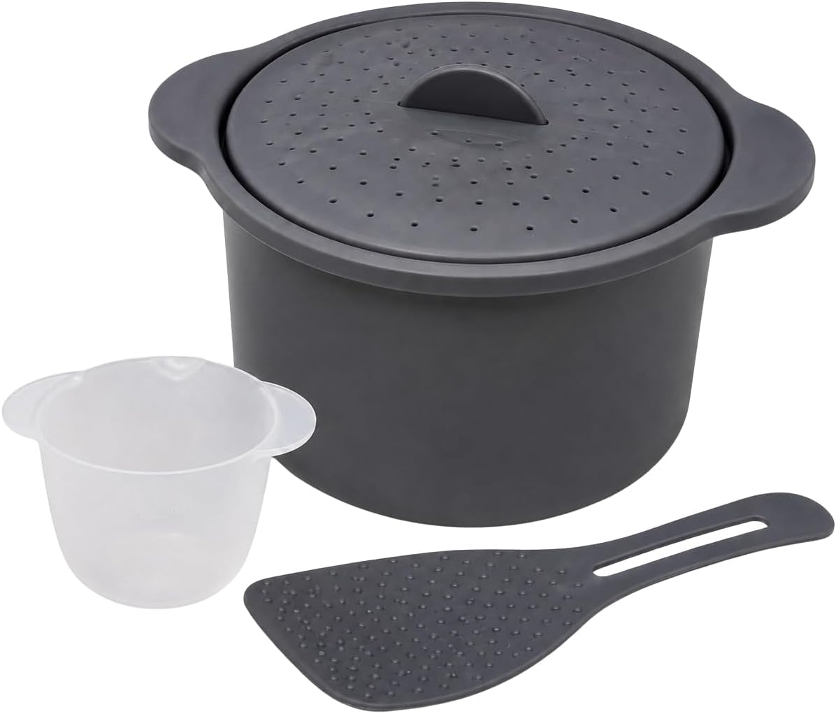 microwave-rice-cooker-and-grain-steamer-2-3l-with-paddle-and-measuring-cup-2-3l-microwave-cooker-for-rice-grains-and-vegetables-with-locking-vented-lid-paddle-and-measuring-cup