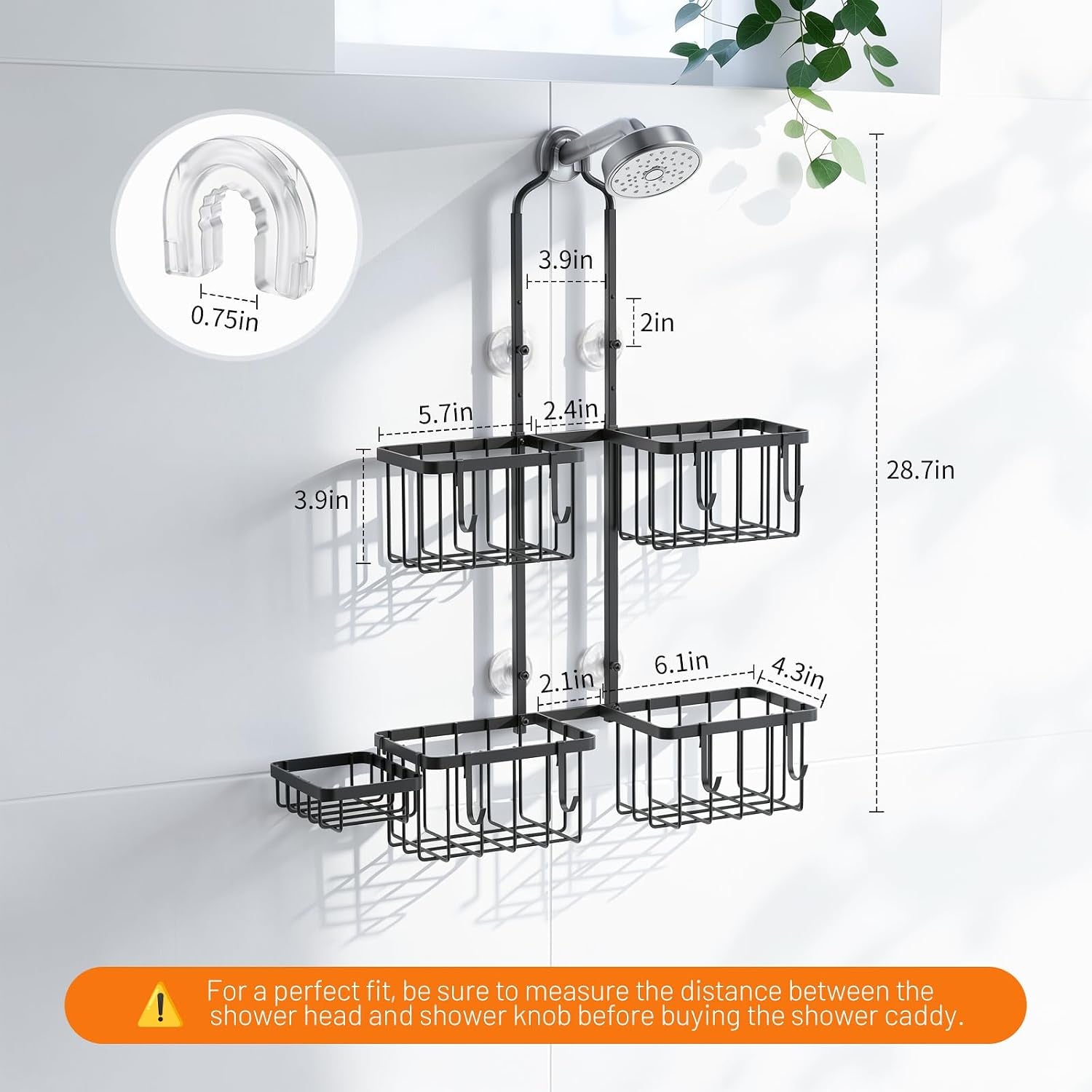 shower-caddy-hanging-overhead-shower-organizer-hanging-black