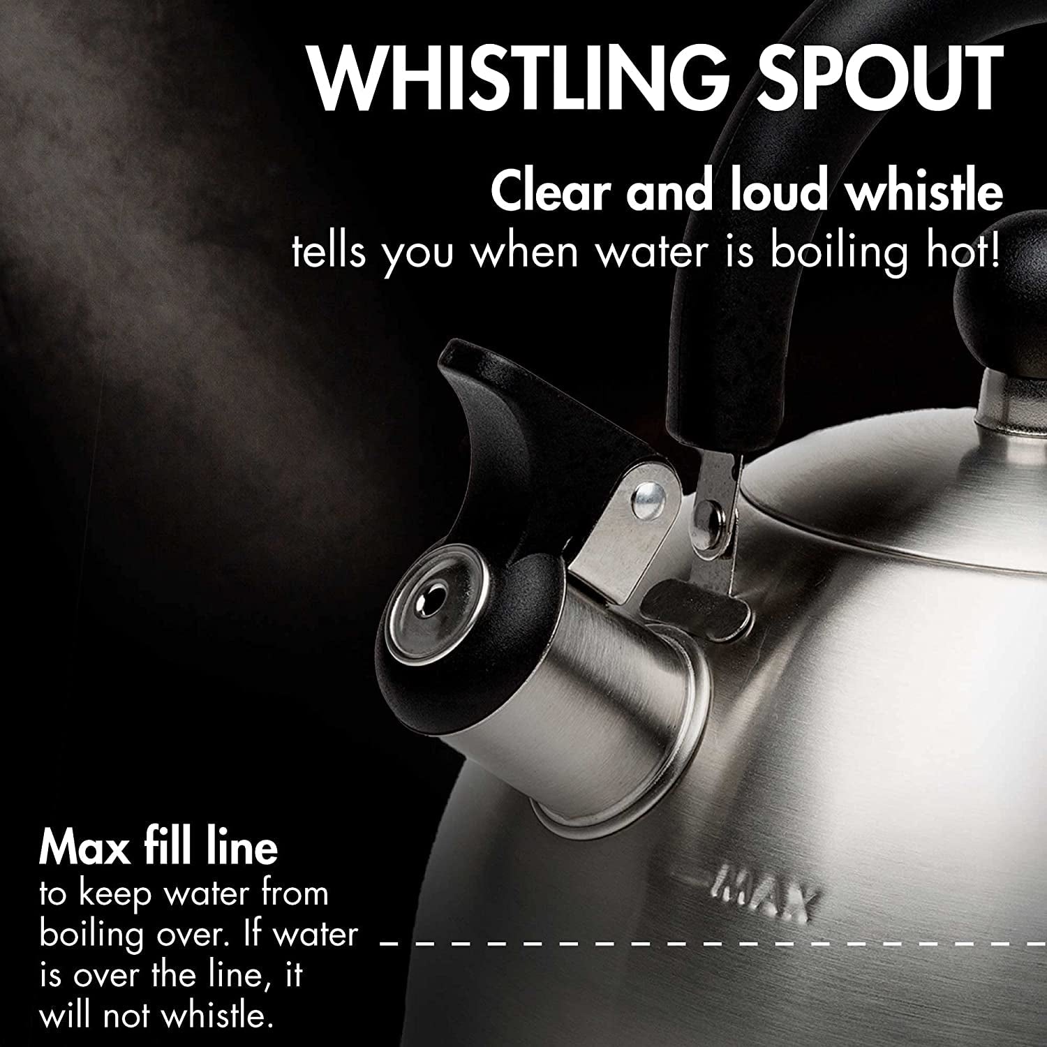 stewart-whistling-tea-kettle-for-stovetop-stainless-steel-stove-top-kettle-with-fast-boil-whistling-spout-and-cool-touch-folding-handle-1-5-quart-brushed-silver-with-black-handle