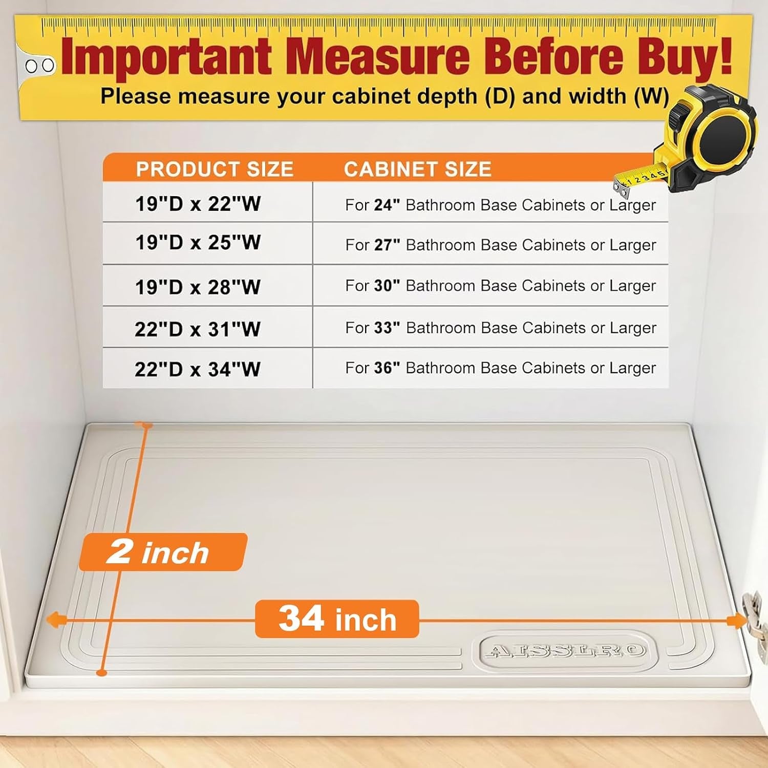under-sink-mat-34-x-22-waterproof-silicone-cabinet-kitchen-liner-beige